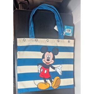 NWT | Mickey Mouse Classic Striped Tote Easy to Clip On